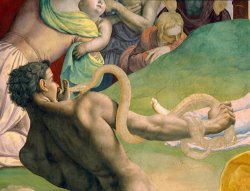 The Adoration of The Bronze Snake by Agnolo Bronzino