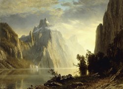 A Lake in The Sierra Nevada by Albert Bierstadt