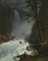 A Stream in The Rocky Mountains by Albert Bierstadt