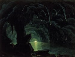 The Blue Grotto by Albert Bierstadt