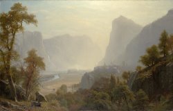The Hetch Hetchy Valley, California by Albert Bierstadt
