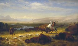 The Last of The Buffalo by Albert Bierstadt