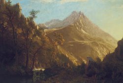 Wasatch Mountains by Albert Bierstadt