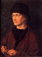 Portrait of Albrecht Dürer The Elder by Albrecht Durer