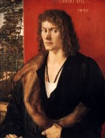 Portrait of Oswald Krel by Albrecht Durer