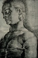 Saint Apollonia Drawing by Albrecht Durer