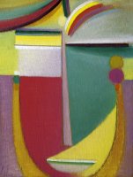 Abstract Head: Inner Vision by Alexei Jawlensky