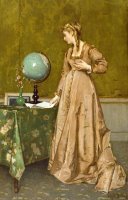 News from Afar by Alfred Emile Stevens