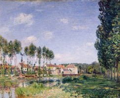 Banks of the Loing by Alfred Sisley