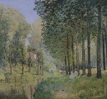 Edge of the Wood by Alfred Sisley