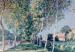Road To Louveciennes by Alfred Sisley