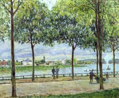 The Avenue of Chestnut Trees by Alfred Sisley