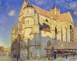 The Church at Moret by Alfred Sisley