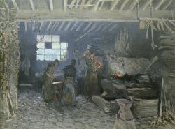 The Forge by Alfred Sisley