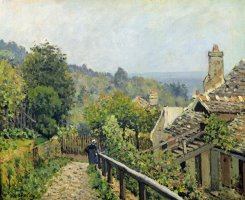 The Heights at Marly by Alfred Sisley