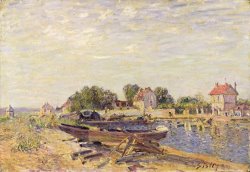 The Loing at Saint Mammes 1885 by Alfred Sisley