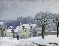 The Place du Chenil at Marly le Roi by Alfred Sisley