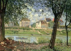 Villeneuve la Garenne by Alfred Sisley