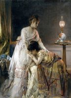 After The Ball, Also Known As Confidence by Alfred Stevens
