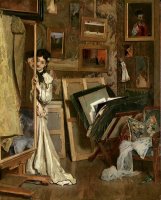 The Psyche (my Studio) by Alfred Stevens