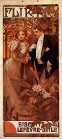 Flirt (calendar) by Alphonse Maria Mucha