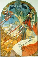 8th Sokol Festival 1912 by Alphonse Marie Mucha