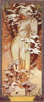 Hiver 1900 by Alphonse Marie Mucha