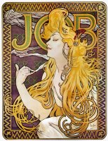 Mucha Cigarette Papers by Alphonse Marie Mucha