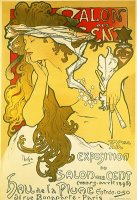 Salon of The Hundred 1896 by Alphonse Marie Mucha