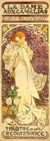 The Lady of The Camellias 1896 by Alphonse Marie Mucha