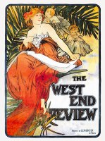 The West End Review by Alphonse Marie Mucha