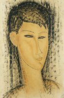 Head Of A Young Women by Amedeo Modigliani