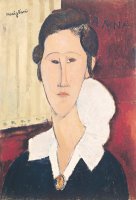 Portrait of Madame Hanka Zborowska by Amedeo Modigliani