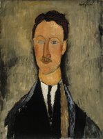 Portrait of The Artist Leopold Survage by Amedeo Modigliani