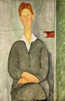 Young boy with red hair by Amedeo Modigliani