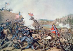 Battle of Franklin November 30th 1864 by American School