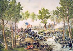 Battle of Spottsylvania May 1864 by American School