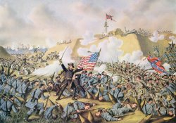 Capture of Fort Fisher 15th January 1865 by American School