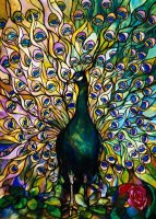 Peacock by American School