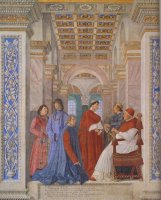 The Family of Ludovico Gonzaga by Andrea Mantegna