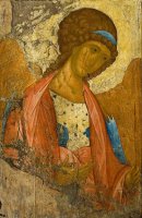 Archangel Michael. From the Deisus Chin by Andrei Rublev