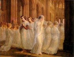 The Poem of The Soul First Communion by Anne Francois Louis Janmot
