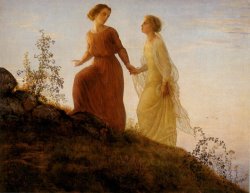 The Poem of The Soul on The Mountain by Anne Francois Louis Janmot