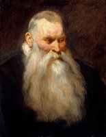 Study Head of an Old Man with a White Beard by Anthony van Dyck