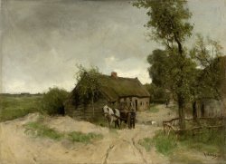 Huisje Aan De Zandweg by Anton Mauve