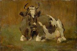 Lying Cow by Anton Mauve