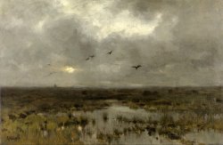 The Marsh by Anton Mauve