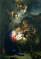 Nativity Scene by Anton Raphael Mengs