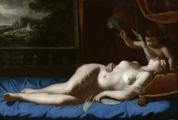 Sleeping Venus by Artemisia Gentileschi
