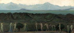 Line of Mountains by Arthur Bowen Davies